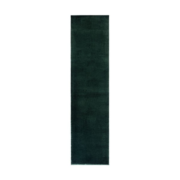 Iš perdirbto pluošto kilimas tamsiai žalios spalvos 60x230 cm Sheen – Flair Rugs