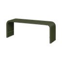 Žalios spalvos metalinis sodo suoliukas Nokk – noo.ma