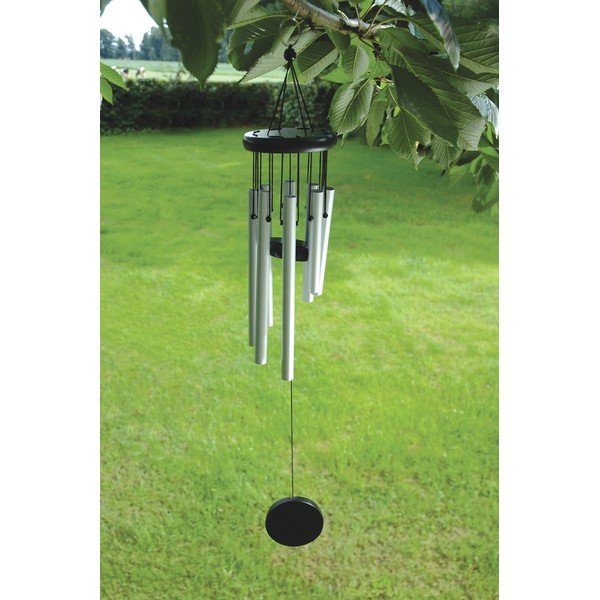 Pakabinamas sidabrinis gongas "Ego Dekor", aukštis 56,5 cm-image-1