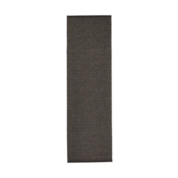 Antracito spalvos lauko kilimas 70x240 cm Emm Black Linen – Pappelina-image-4