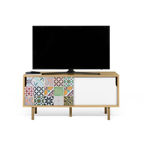 TemaHome Dann Djibuthi mažas ąžuolinis TV staliukas-image-3