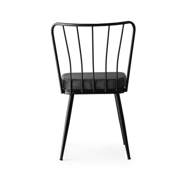 Valgomojo kėdės iš metalo antracito spalvos 2 vnt. Yildiz – Kalune Design-image-2