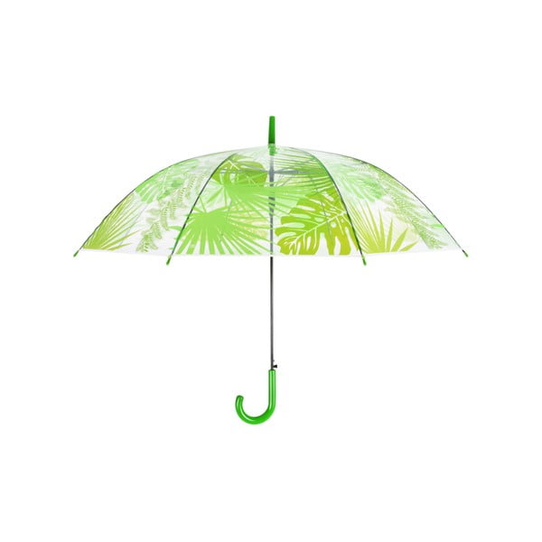 Skaidrus skėtis su lapų spauda Esschert Design, ⌀ 100 cm