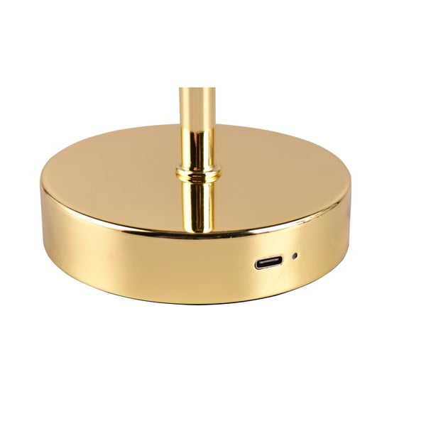 Stalinis šviestuvas auksinės spalvos LED su pritemdymo funkcija (aukštis 30 cm) Jeff – Reality-image-3