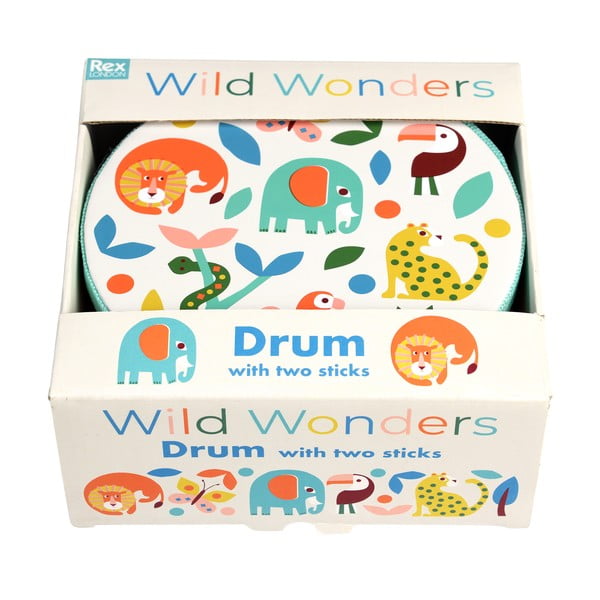 Vaikiškas muzikinis žaislas Drum Wild Wonders – Rex London-image-2