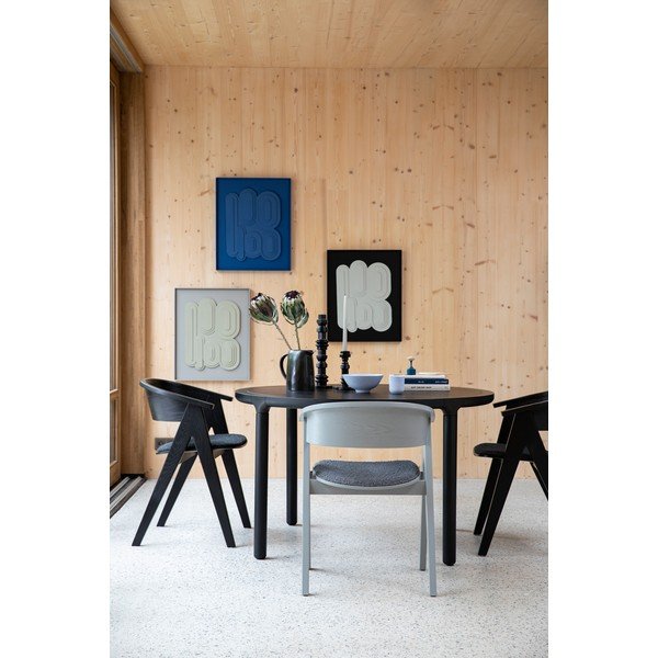 Apvalios formos valgomojo stalas iš uosio ø 128 cm Storm – Zuiver-image-1