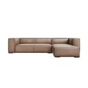 Šviesiai ruda odinė kampinė sofa (dešinysis kampas) Madame - Windsor & Co Sofas