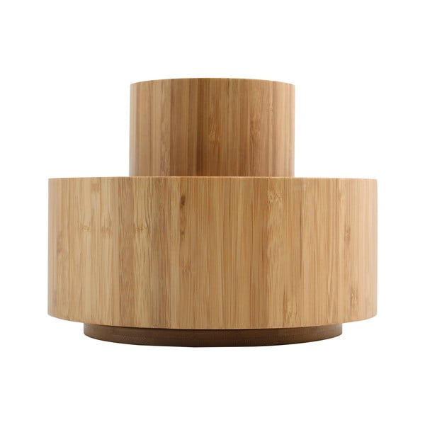 Natūralios spalvos iš bambuko vonios organizatorius makiažui/pasukamas Isalys – MSV-image-3