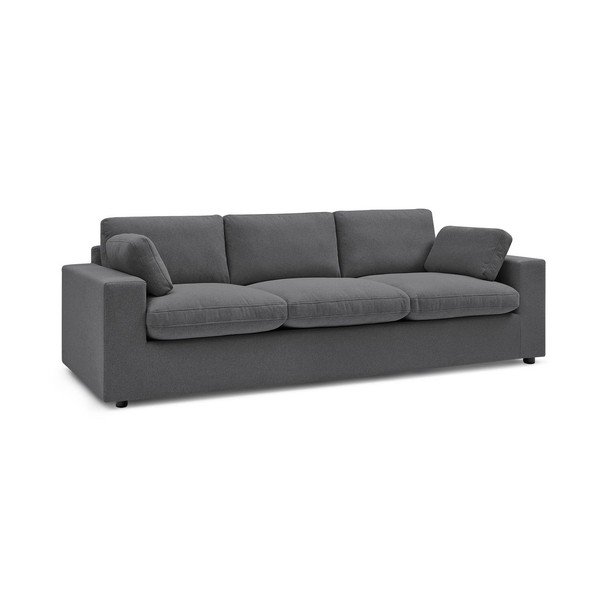 Tamsiai pilkos spalvos sofa 250 cm Belair – Bobochic Paris-image-2