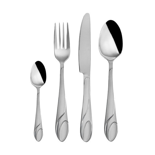 24 nerūdijančio plieno stalo įrankių rinkinys "Orion Amber