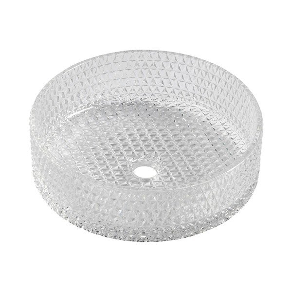 Iš stiklo apvalios formos praustuvas ø 39,5 cm Maragua – Sapho