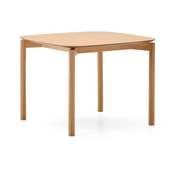 Valgomojo stalas iš uosio 100x100 cm Indara – Kave Home
