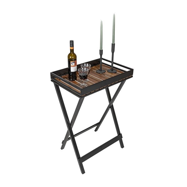 Sulankstomas stalas su akacijos stalviršiu 42x60 cm Taba - Wenko-image-2