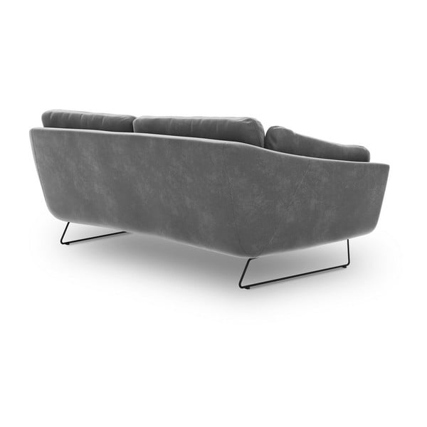Pilka aksominė sofa Windsor & Co Sofas Gravity-image-3