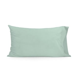 Mėtų žalios spalvos medvilninės pagalvės užvalkalas Fox Basic, 75 x 50 cm