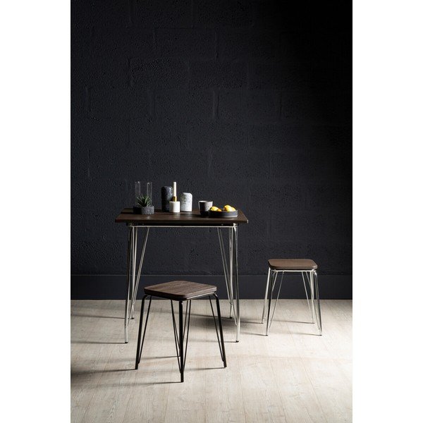 Iš guobos masyvo valgomojo stalas ø 80 cm District – Premier Housewares-image-2
