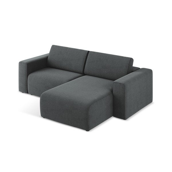 Pilkos spalvos kampinė sofa (su dešiniuoju kampu) Kalea – Makamii-image-3
