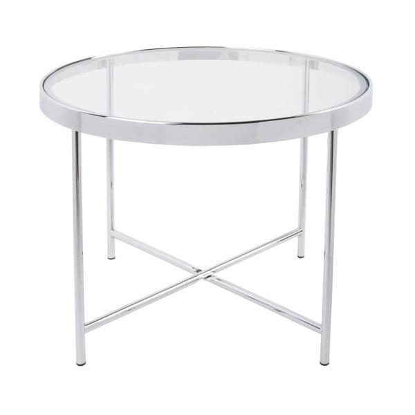 Baltas kavos staliukas "Leitmotiv Smooth", ⌀ 60 cm