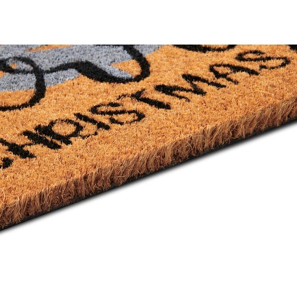 Iš kokoso pluošto grindų kilimėlis su Kalėdų motyvu 40x70 cm Silver Christmas – Hanse Home-image-3