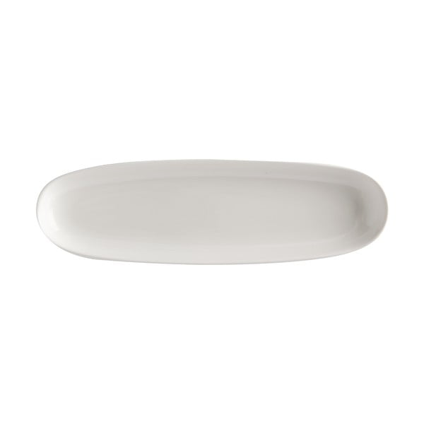 Balta porcelianinė serviravimo lėkštė Maxwell & Williams Basic, 30 x 9 cm