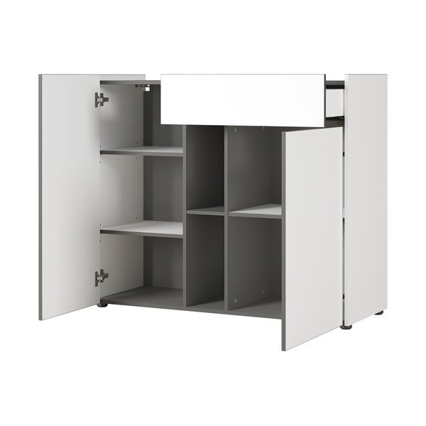 Balta komoda "Germania Veluva", plotis 112 cm-image-2