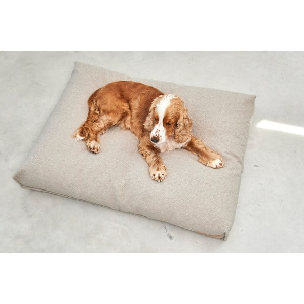 Šviesiai rudos spalvos iš boucle čiužinys šuniui 120x90 cm Mondo Cappuccino L – MiaCara-image-2