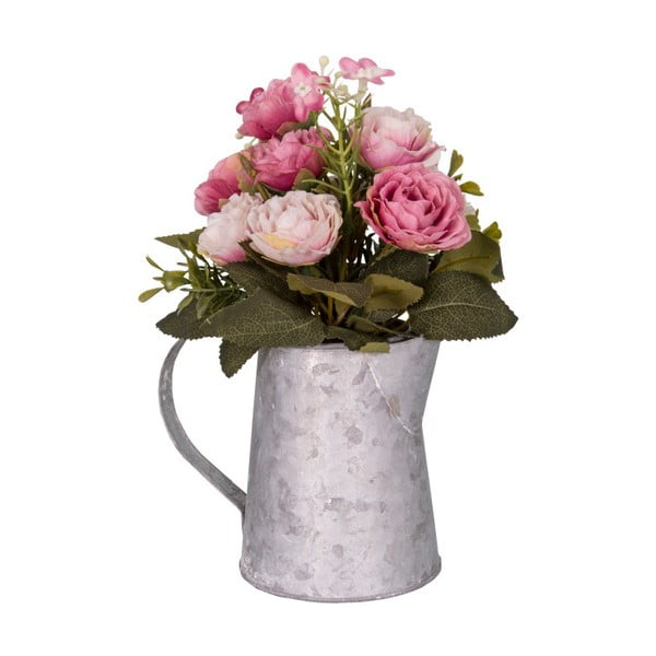Pilkos ir baltos spalvos vaza su gėlėmis "Antic Line