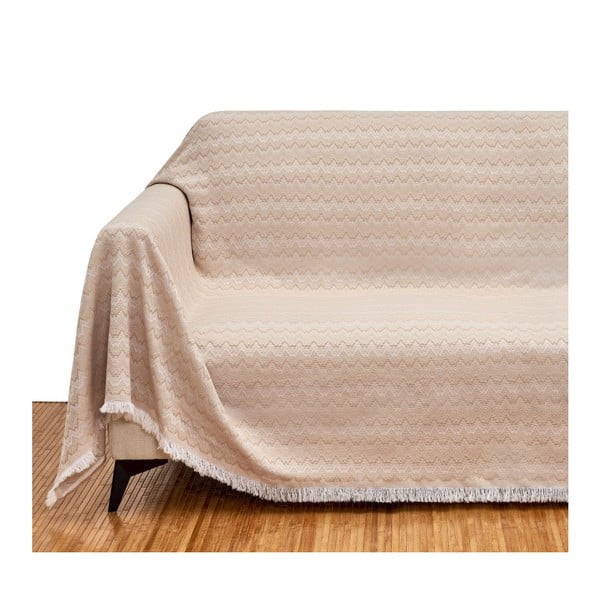 Lovatiesė smėlio spalvos dvigulei lovai 180x290 cm Up & Down – Casa Selección