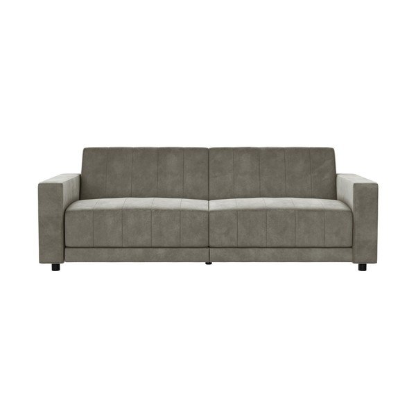 Taupe spalvos reguliuojama/sulankstoma sofa iš velveto 225 cm Allie II – Støraa