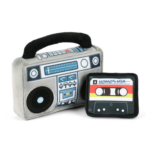 Žaislas šuniui magnetofonas su įsiūta kasete - P.L.A.Y.
