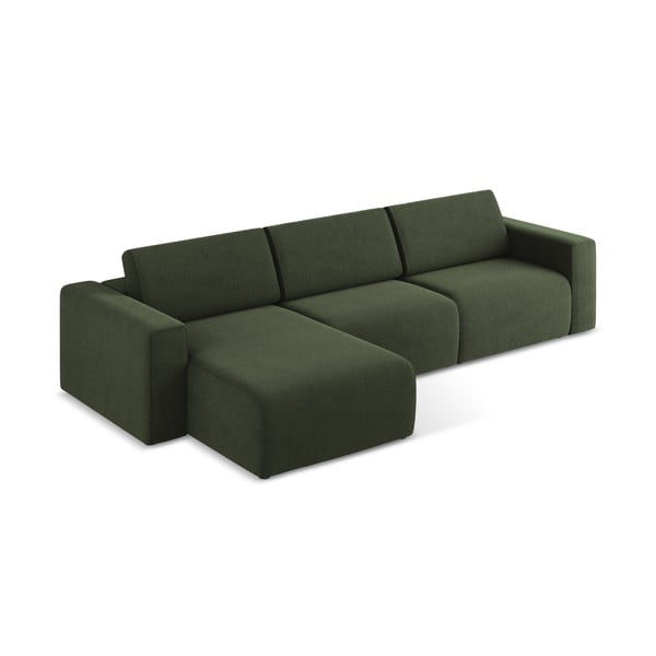 Žalios spalvos modulinė kampinė sofa (su kairiuoju kampu) Kalea – Makamii-image-3