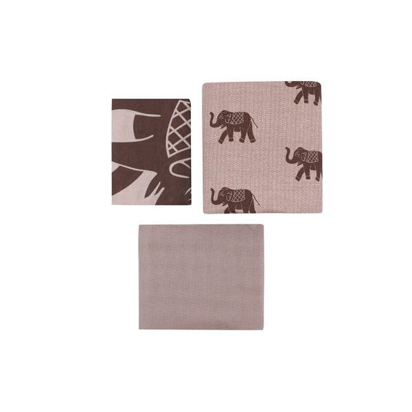 Medvilninė lovatiesė dvigulei lovai su pagalvių užvalkalais ir paklode Fil, 200 x 235 cm-image-4