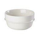 Kreminės spalvos iš porceliano  mažas dubuo 400 ml Eau – Zone