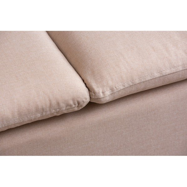 Kampinė sofa smėlio spalvos (su kairiuoju kampu) Lungo – Balcab Home-image-4