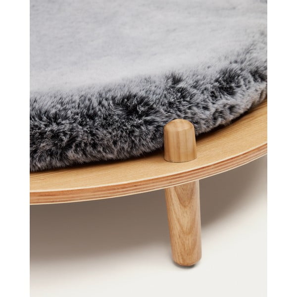 Augintinio guolis pilkos spalvos visi augintiniai ø 70 cm Bunola – Kave Home-image-1