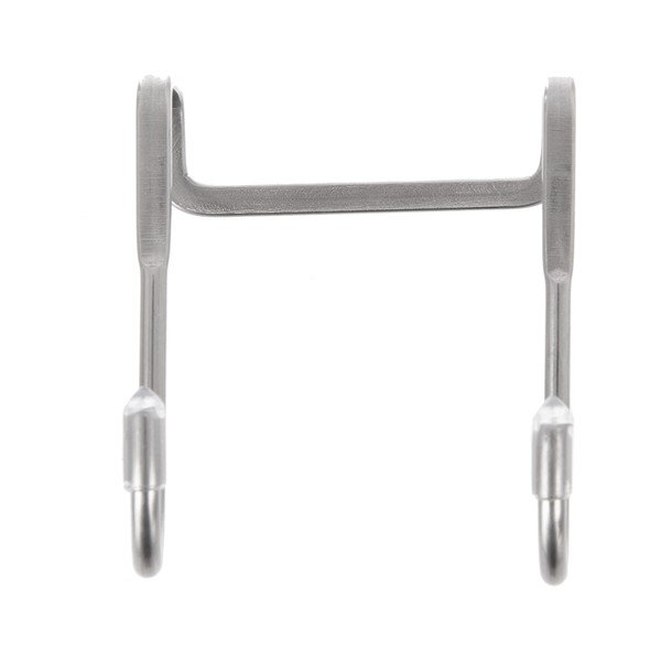 Pakabinami sidabrinės spalvos iš nerūdijančio plieno kabliai 2 vnt. – Orion-image-2