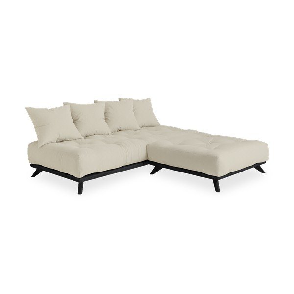 Sofa "Karup Design Senza" juoda/smėlio spalvos-image-3