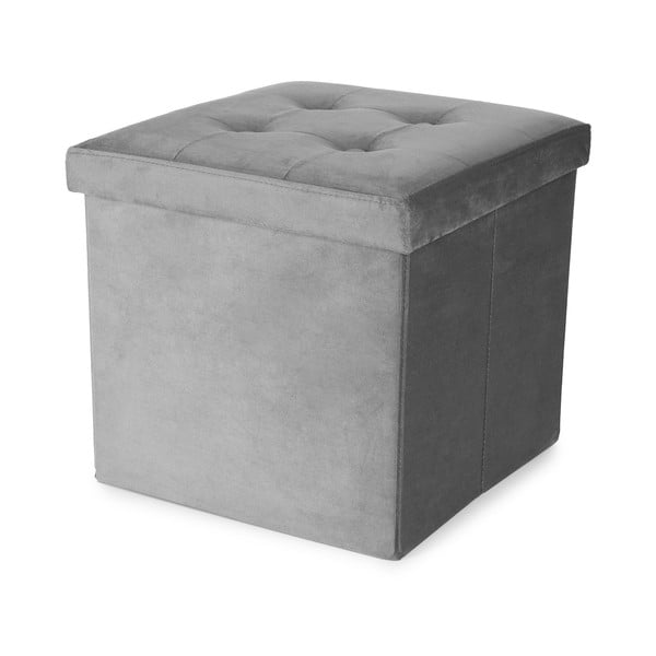 Pufas iš velveto pilkos spalvos – Compactor-image-2
