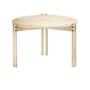 Apvalios formos kavos staliukas iš pušies masyvo natūralios spalvos ø 60 cm Sticks – Karup Design