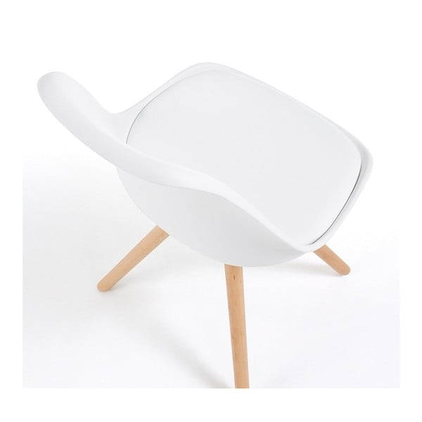 Balta kėdė su bukmedžio kojomis Bonami Essentials Lumos-image-2