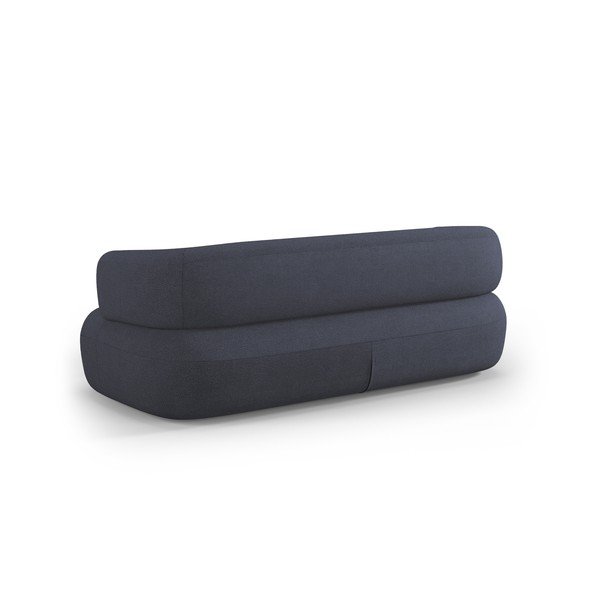 Tamsiai mėlynos spalvos sofa iš boucle 178 cm Jenny – Micadoni -image-3
