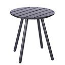 Pilkas sodo stalas Bonami Essentials Lounge, ø 51 cm