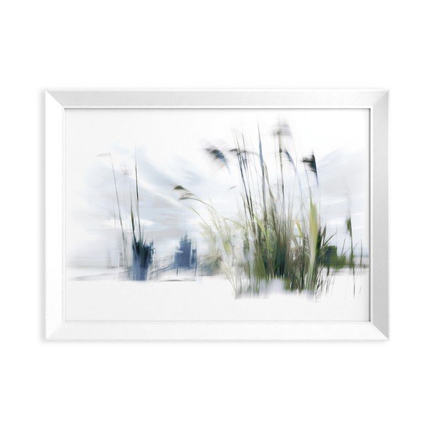 Spausdintas paveikslas su rėmeliu 56x75 cm Blue Grasses – Styler