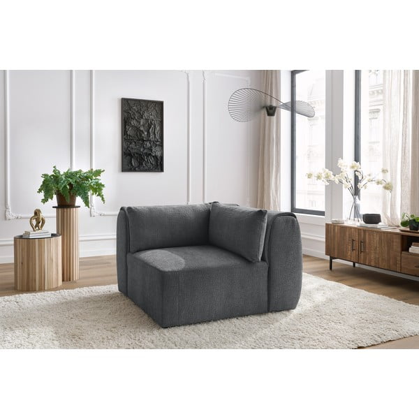 Modulinė sofa pilkos spalvos Jeanne – Bobochic Paris-image-1