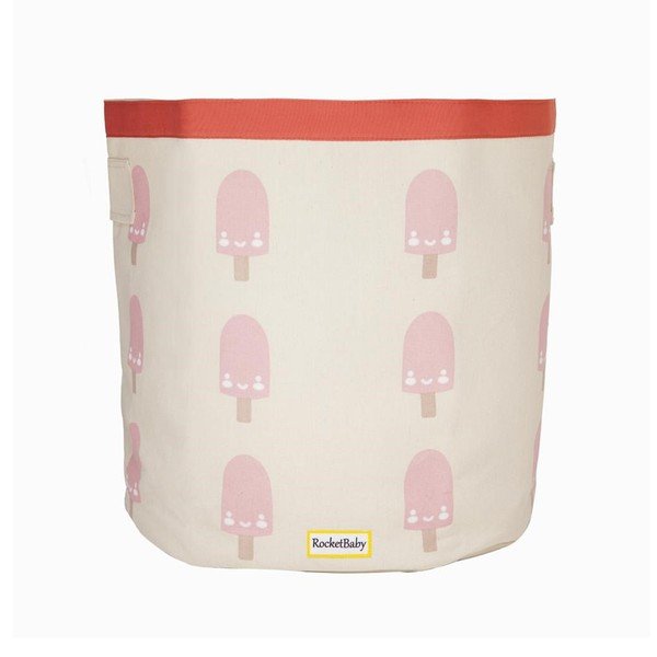 Medžiaginė vaikiška saugojimo dėžė Sweetie the Ice Cream - Rocket Baby-image-2