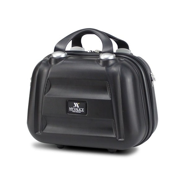 Juodas moteriškas kelioninis lagaminas My Valice SMART BAG LASSO Make Up & Hand Suitcase