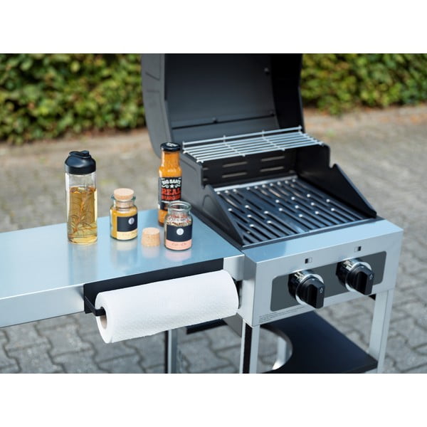 Juodas magnetinis laikiklis virtuviniams rankšluosčiams Wenko Black Outdoor Kitchen Ima-image-1