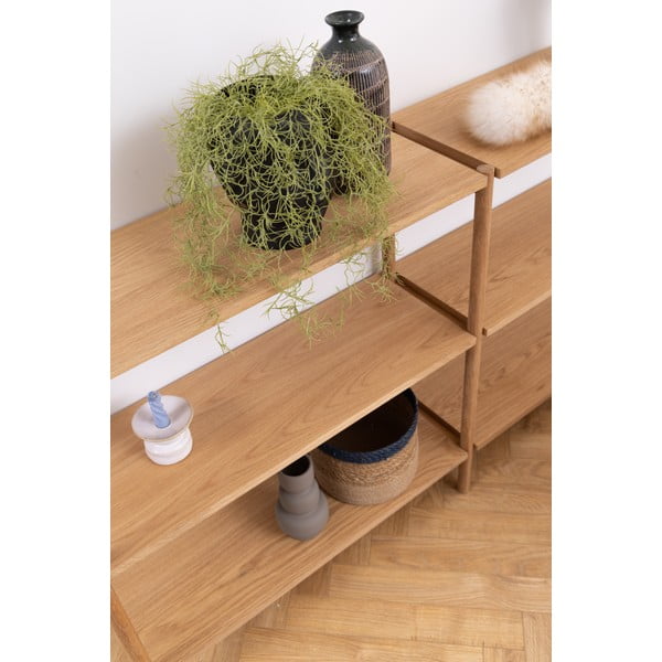 Žema knygų spinta iš ąžuolo medienos Acton Braidwood-image-1