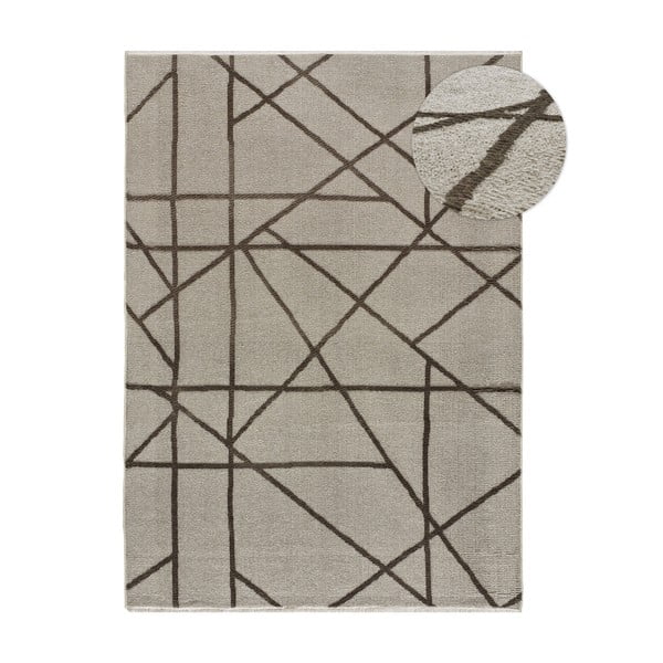 Kilimas šviesiai rudos spalvos 120x170 cm Lux – Universal