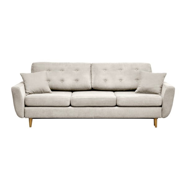 Kreminė sofa-lova trims asmenims Cosmopolitan design Barcelona